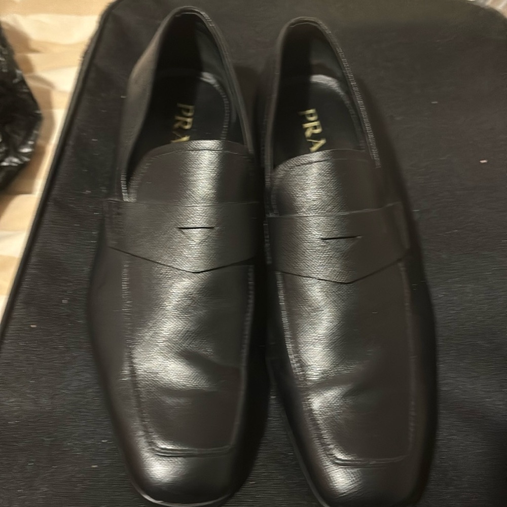 Prada leather loafers. Excellent condition.